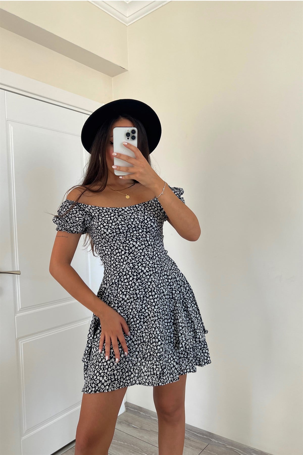 ZARA ÇİÇEK DESEN ELBİSE