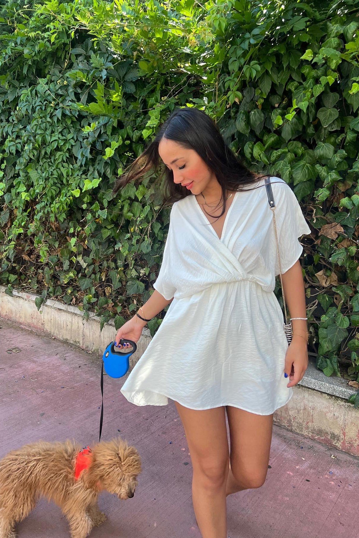 ZARA EKRU ELBİSE