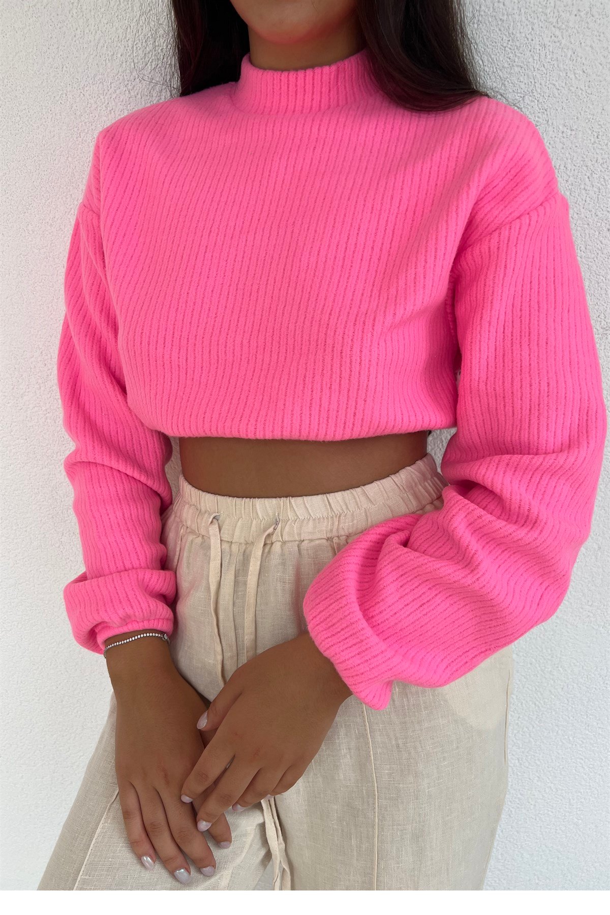 ZARA PEMBE KAZAK