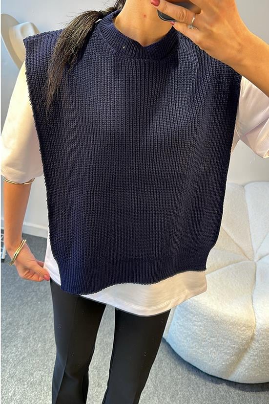 ZARA TRİKO DETAYLI TASARIM BLUZ