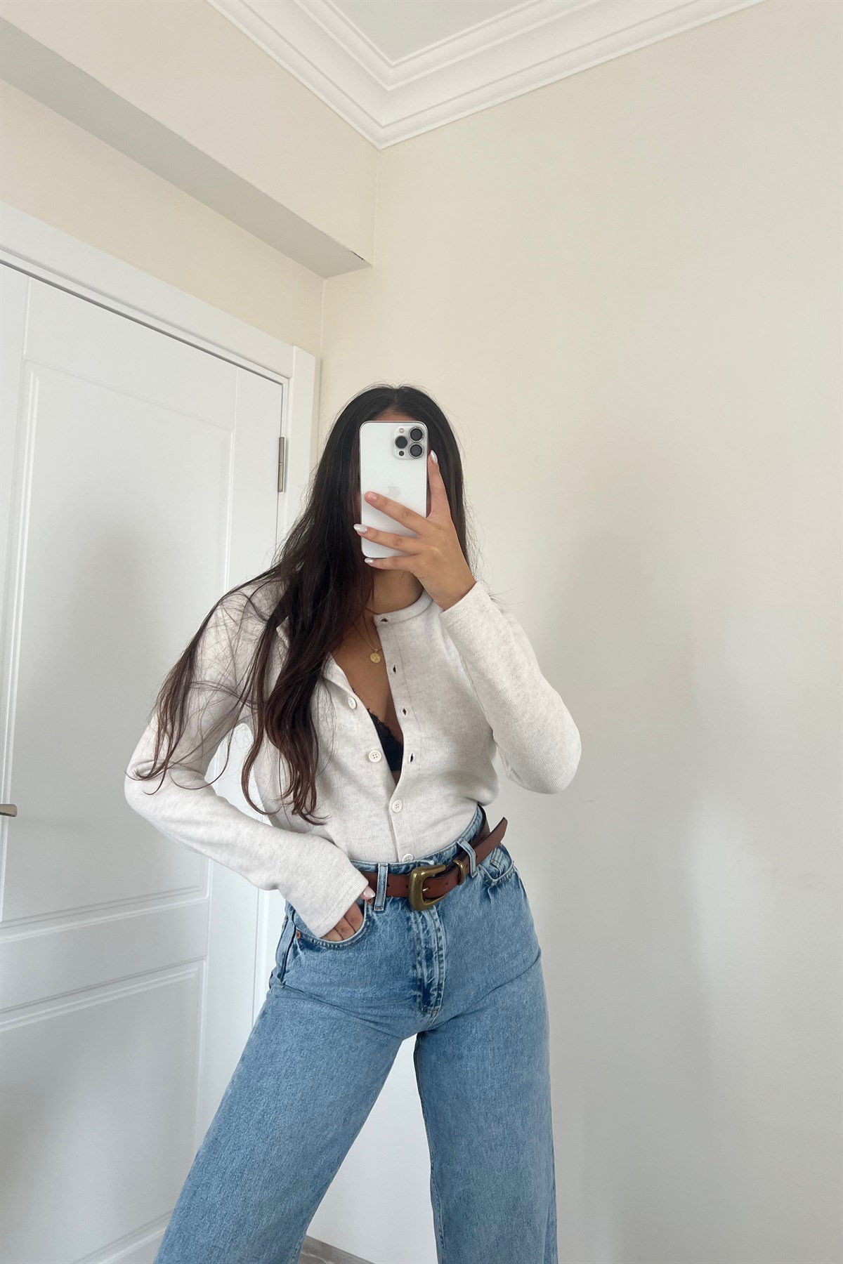 ZARA YÜKSEK BEL GENİŞ PAÇA JEAN