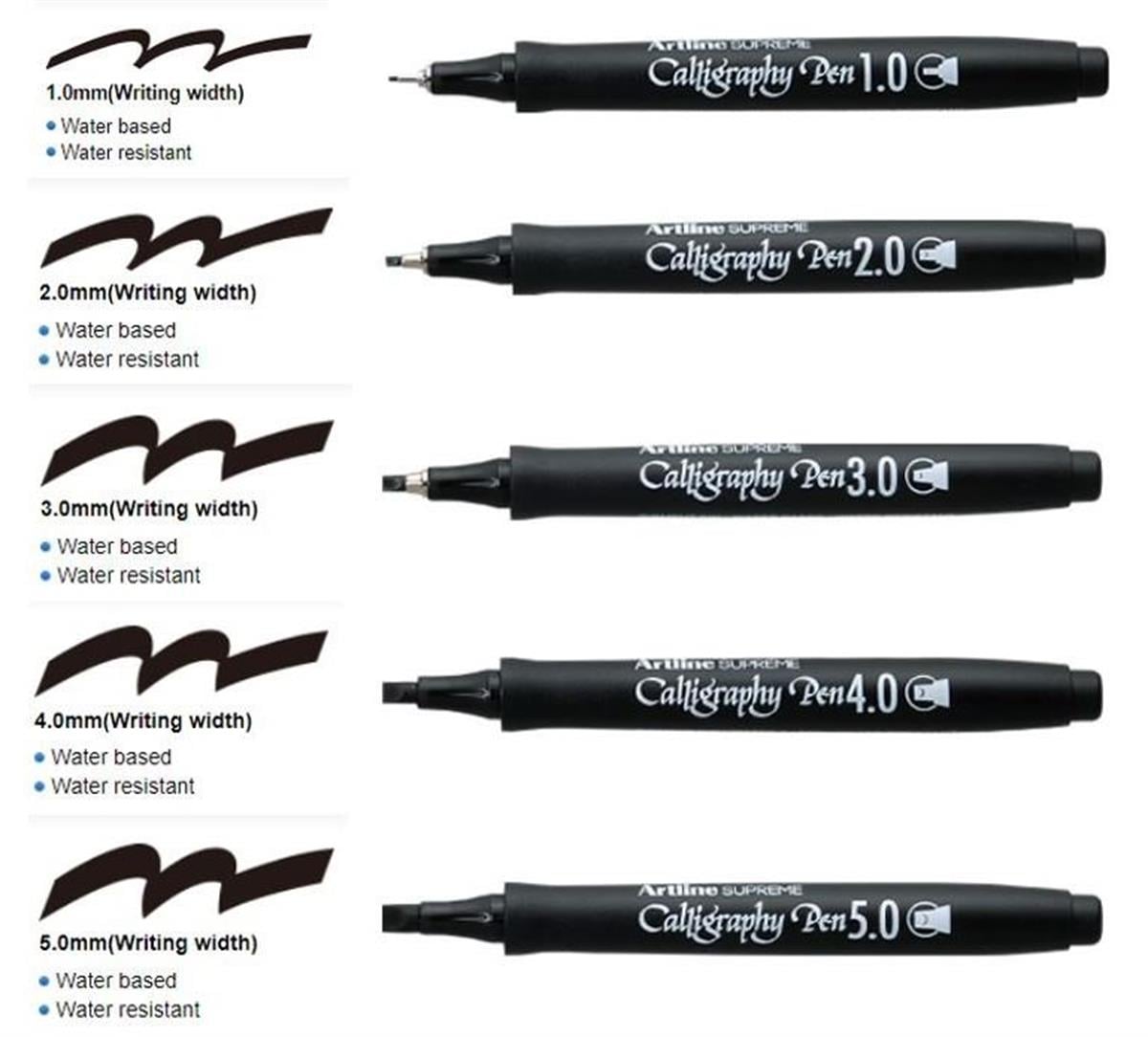 Artline Kaligrafi Kalemi Supreme 5.0 MM Siyah EPF-245