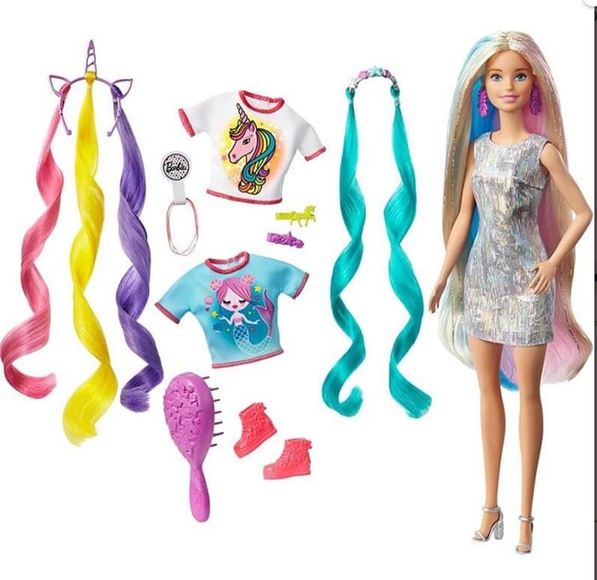 Barbie Sonsuz Saç Eğlencesi Bebek GHN04