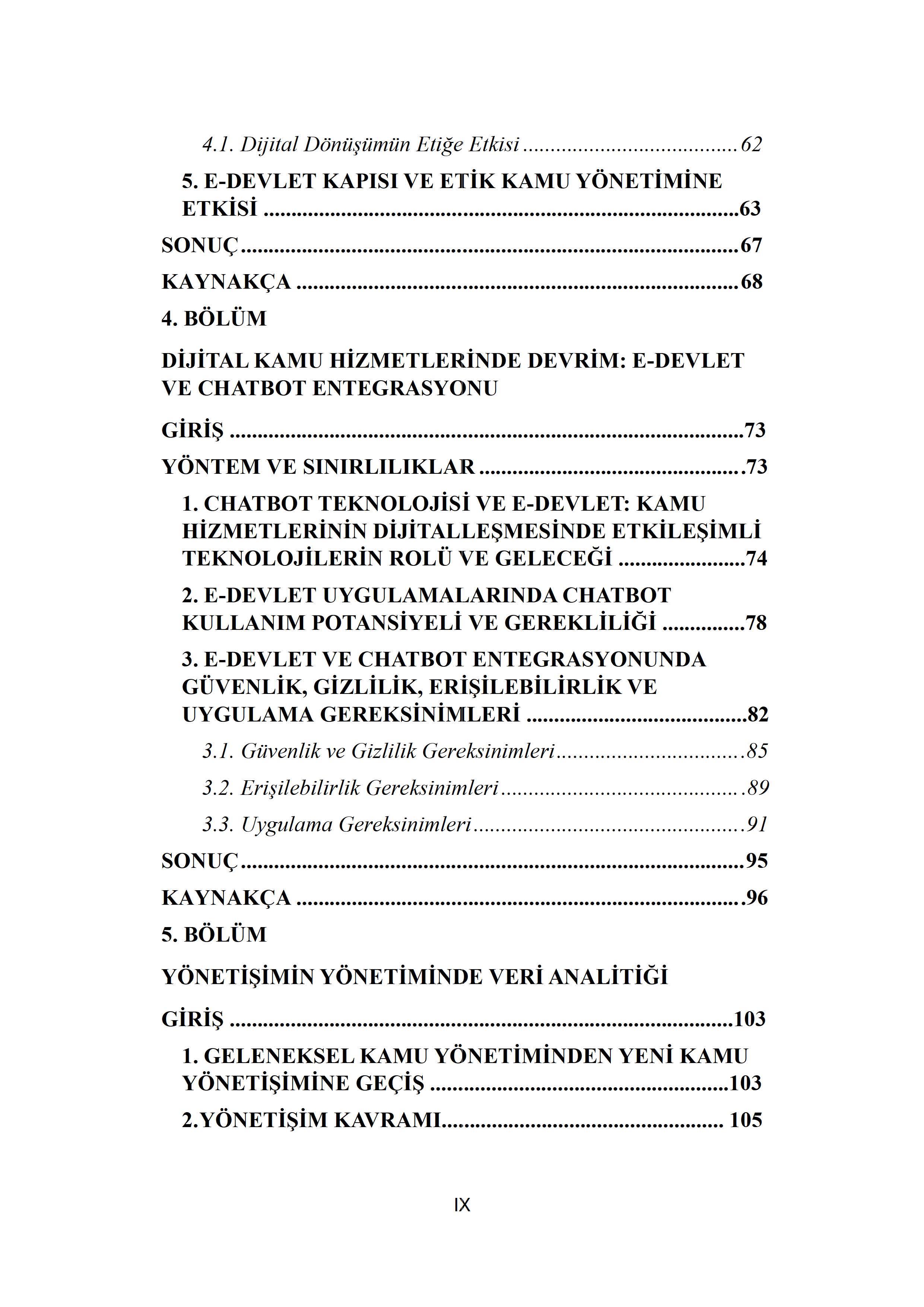 Dijital Çağda E-Devlet ve Yönetişim Bakir Parlak, Kübra Canbaz Akça