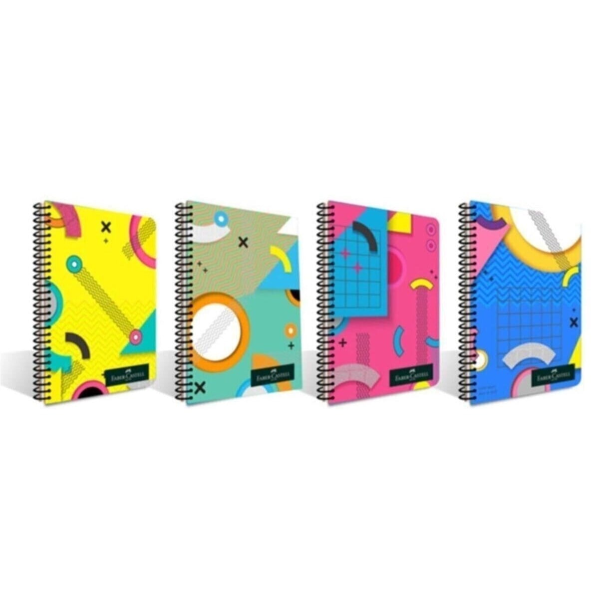 Faber Castell A4 120yp Çizgili PP Kapak Pattern Spiralli Defter