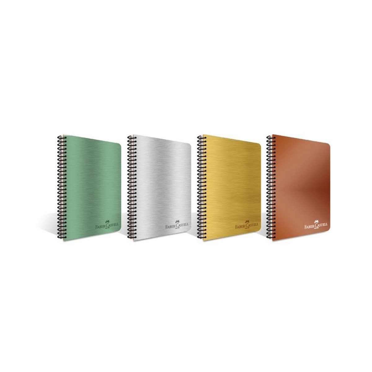 Faber Castell A4 120yp Çizgili PP Kapak Metalik Spiralli Defter