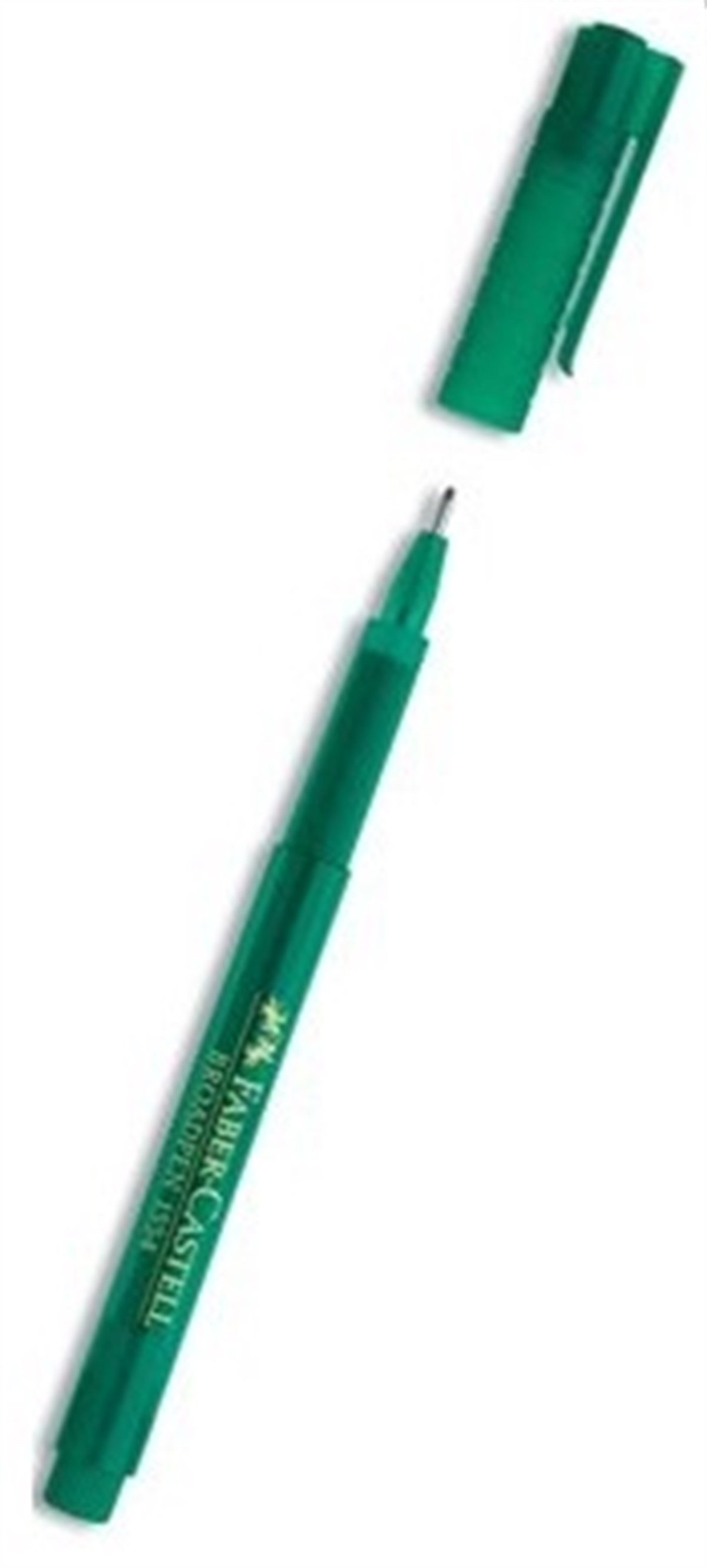 Faber-Castell Broadpen Keçeli Kalem 0.8 MM Yeşil 155467