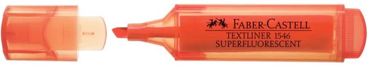 Faber-Castell Şeffaf Fosforlu Kalem Turuncu 154615