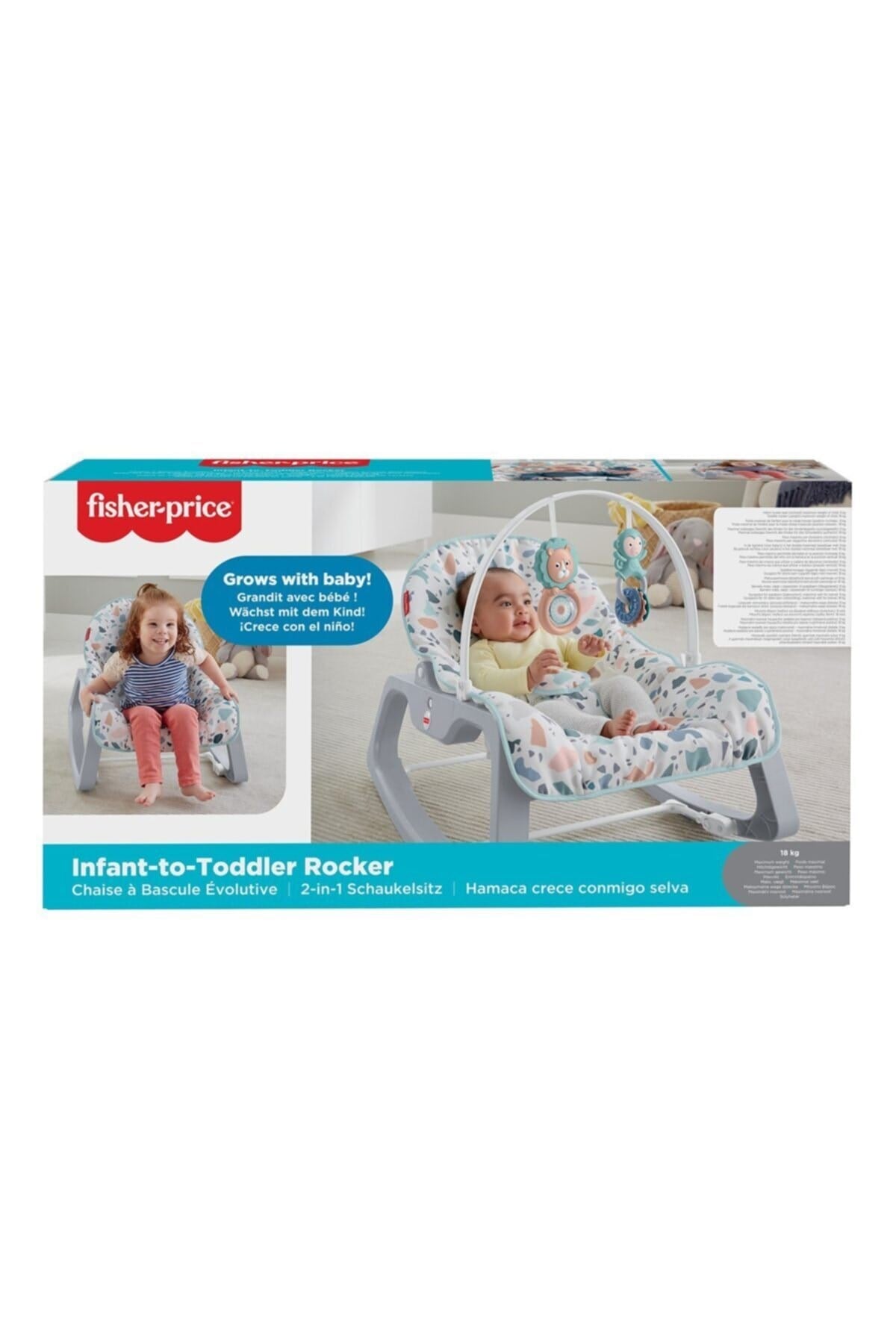 Fisher-Price Orman Gezisi Ana Kucağı ve Sallanan Sandalye GWD39