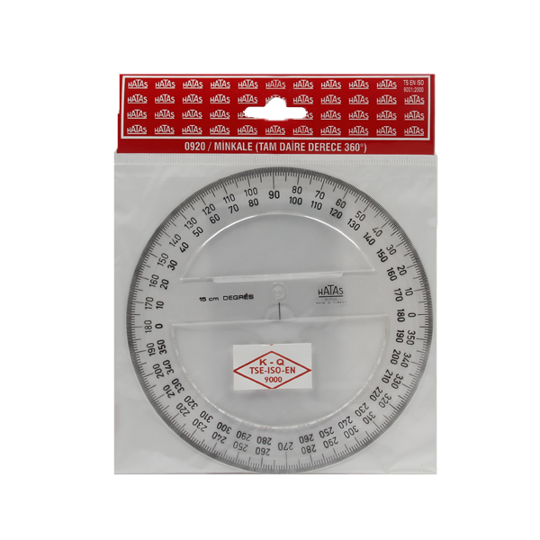 Hatas Minkale Plastik 360 Derece 15 CM 0920