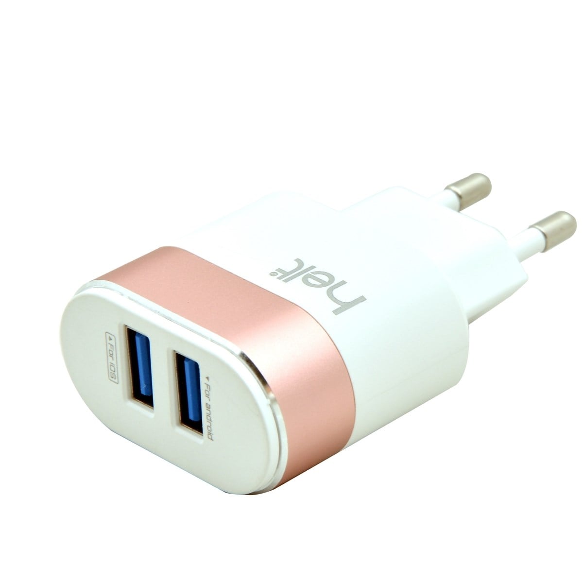 Helt HT-12 2 Çıkışlı 2400 mAh Micro Kablo + Ev Tipi Şarj Aleti (Beyaz) NT-14577