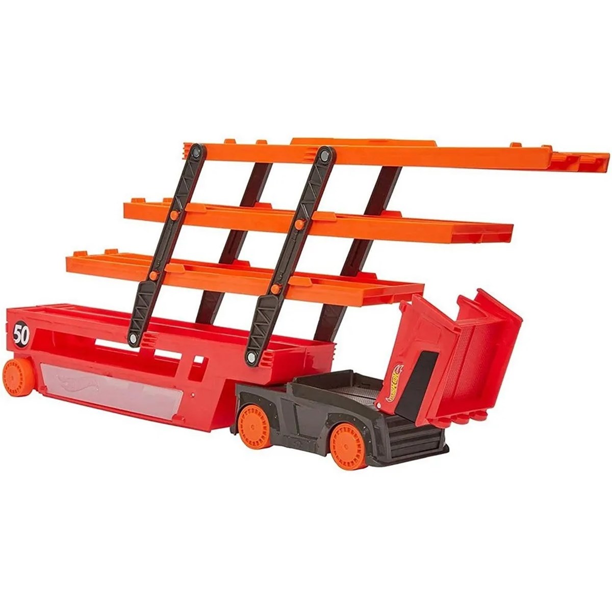 Hot Wheels Mega Tır Kırmızı- Turuncu GHR48