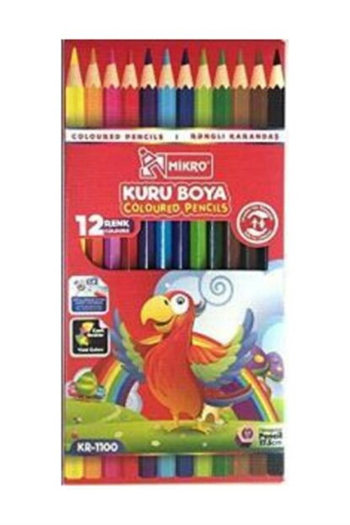 MİKRO KR1100 UZUN KURUBOYA 12 RENK TAM BOY