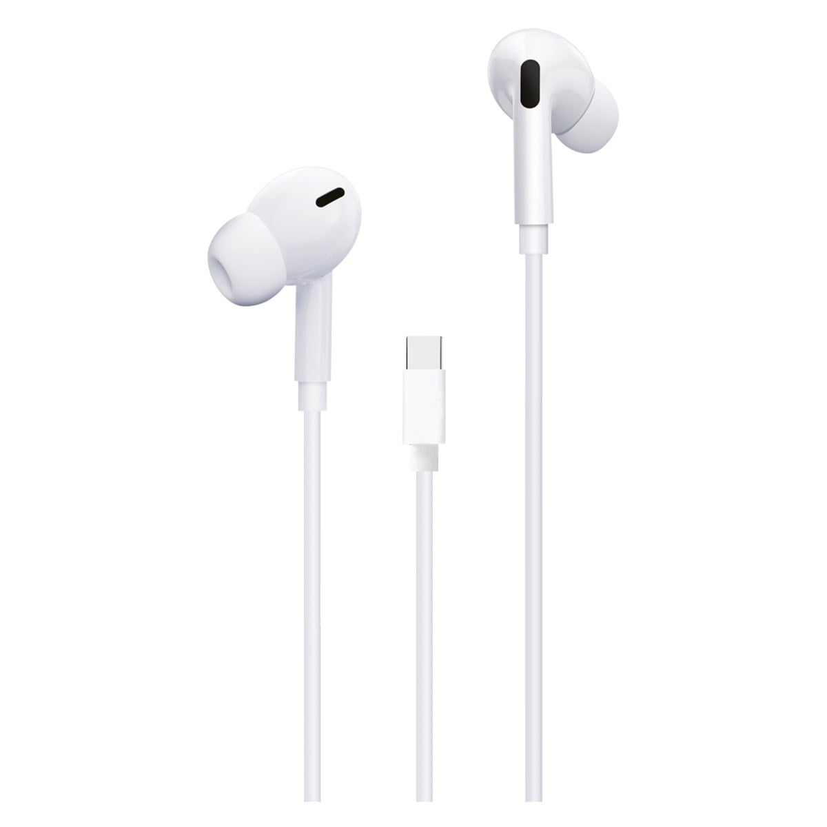 Nettech NT-HS05 Type-C Girişli Kulak İçi Kulaklık (Beyaz) NT-HS05