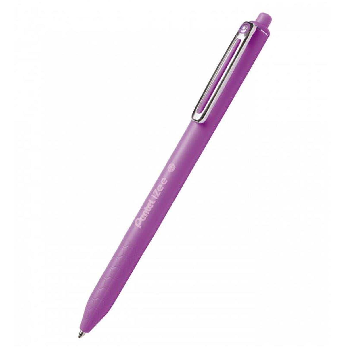 Pentel İzee 0.7 MM Yağ Bazlı Mekaniz. Roller Kalem Mor BX467-V