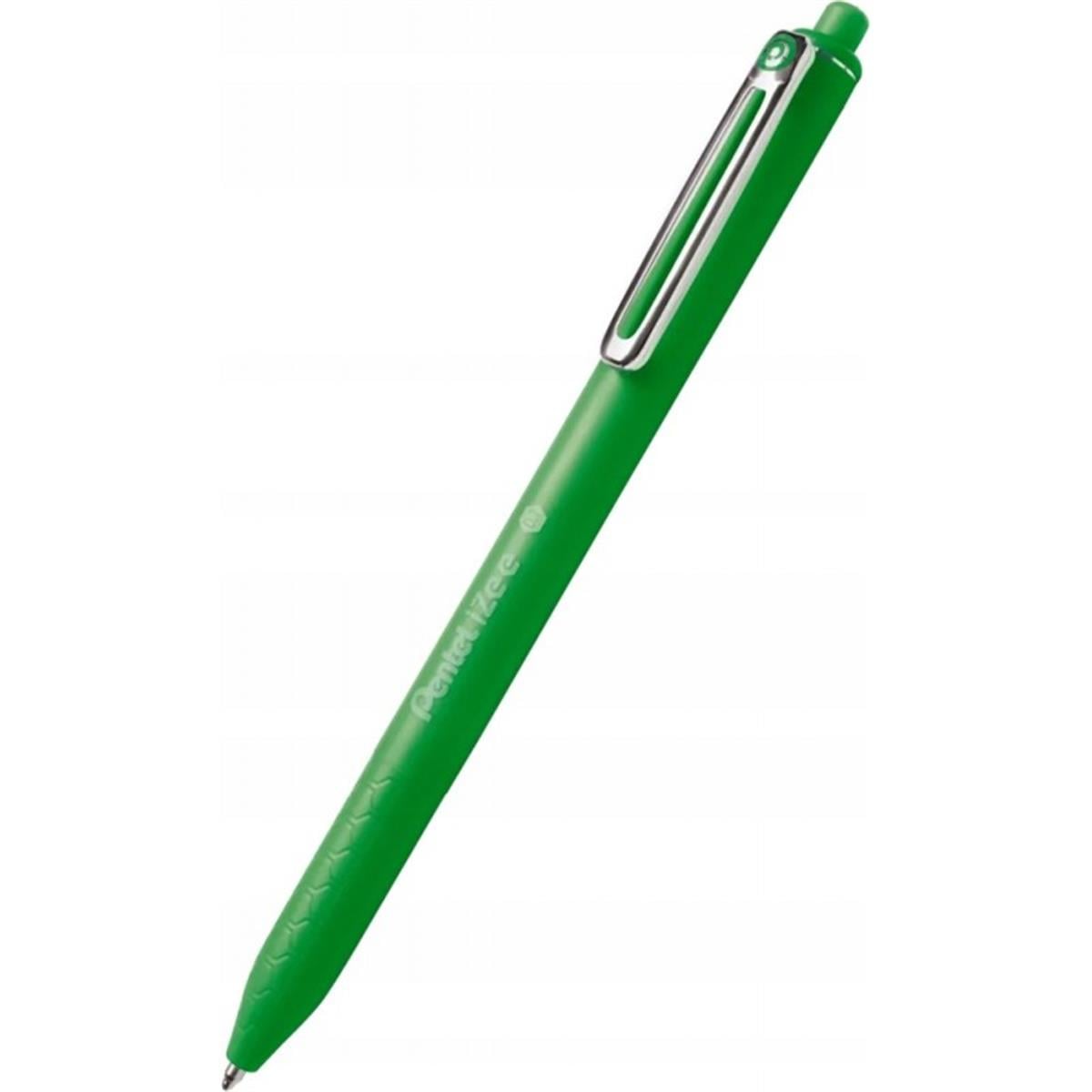 Pentel İzee 0.7 MM Yağ Bazlı Mekaniz. Roller Kalem Yeşil  BX467