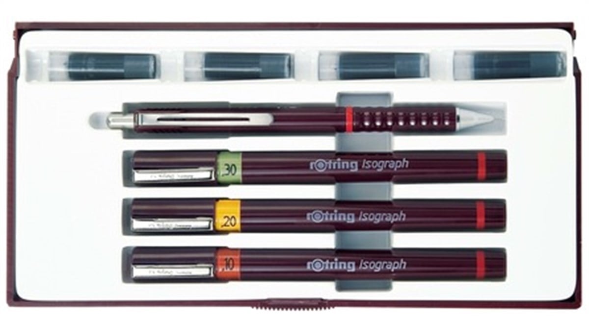 Rotring Rapido Kalemi Junior Set 3+1 0.1-0.2-0.3 MM S0699300
