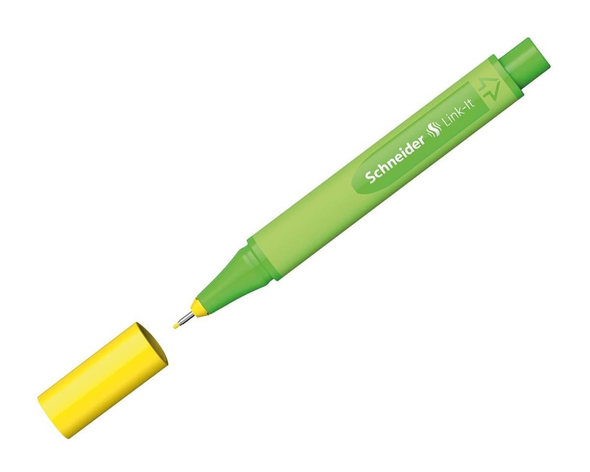 Schneider Link-It Fiber Uçlu Kalem 0,4 mm Sarı