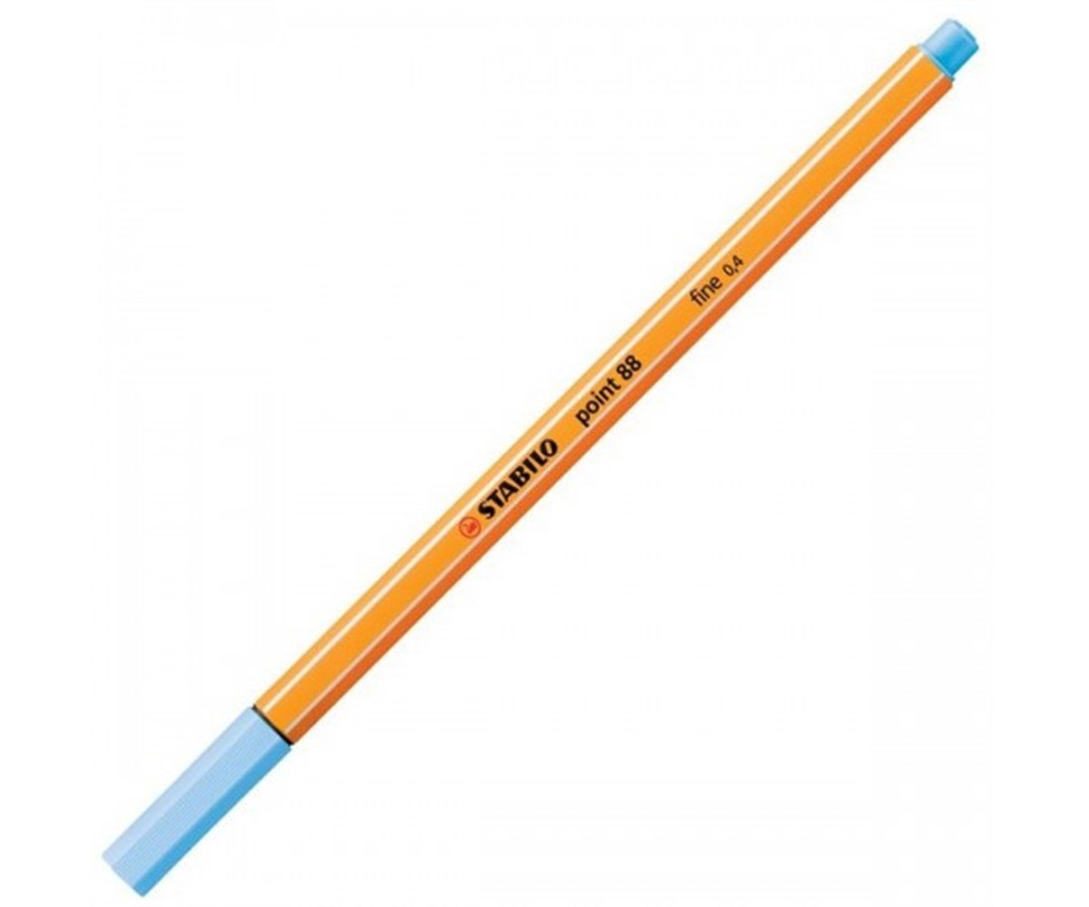 Stabilo Keçe Uçlu İnce Kalem 88 Point 0.4 MM Buz Mavisi 88/11