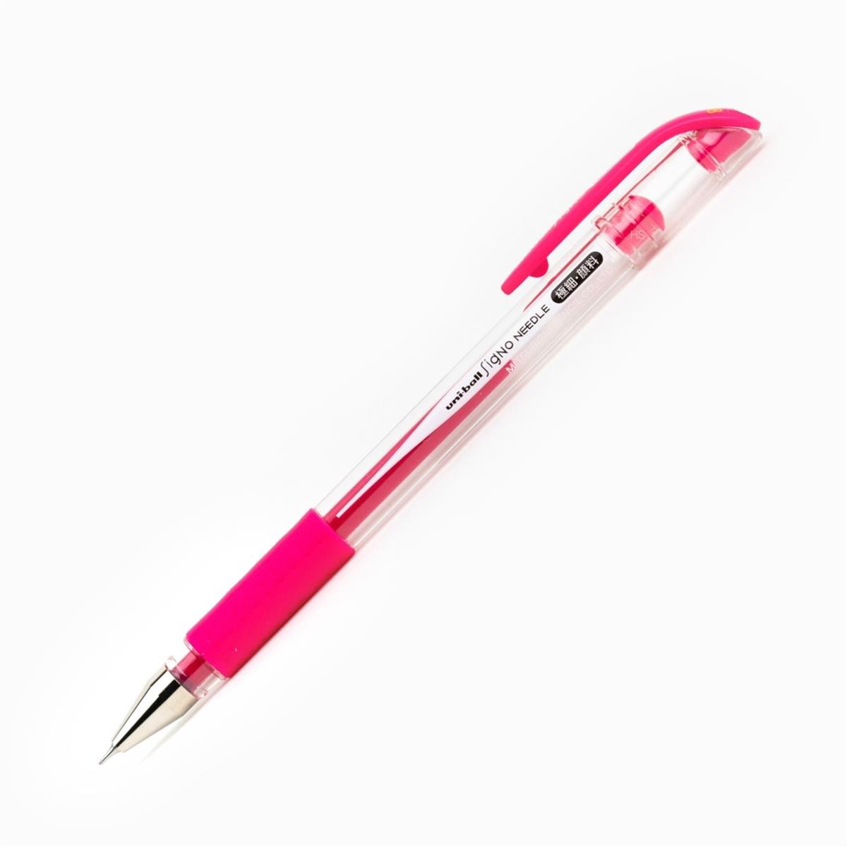 Uni-Ball Roller Kalem Signo Needle İğne Uç 0.38 Mm B.Pembe UM-151ND
