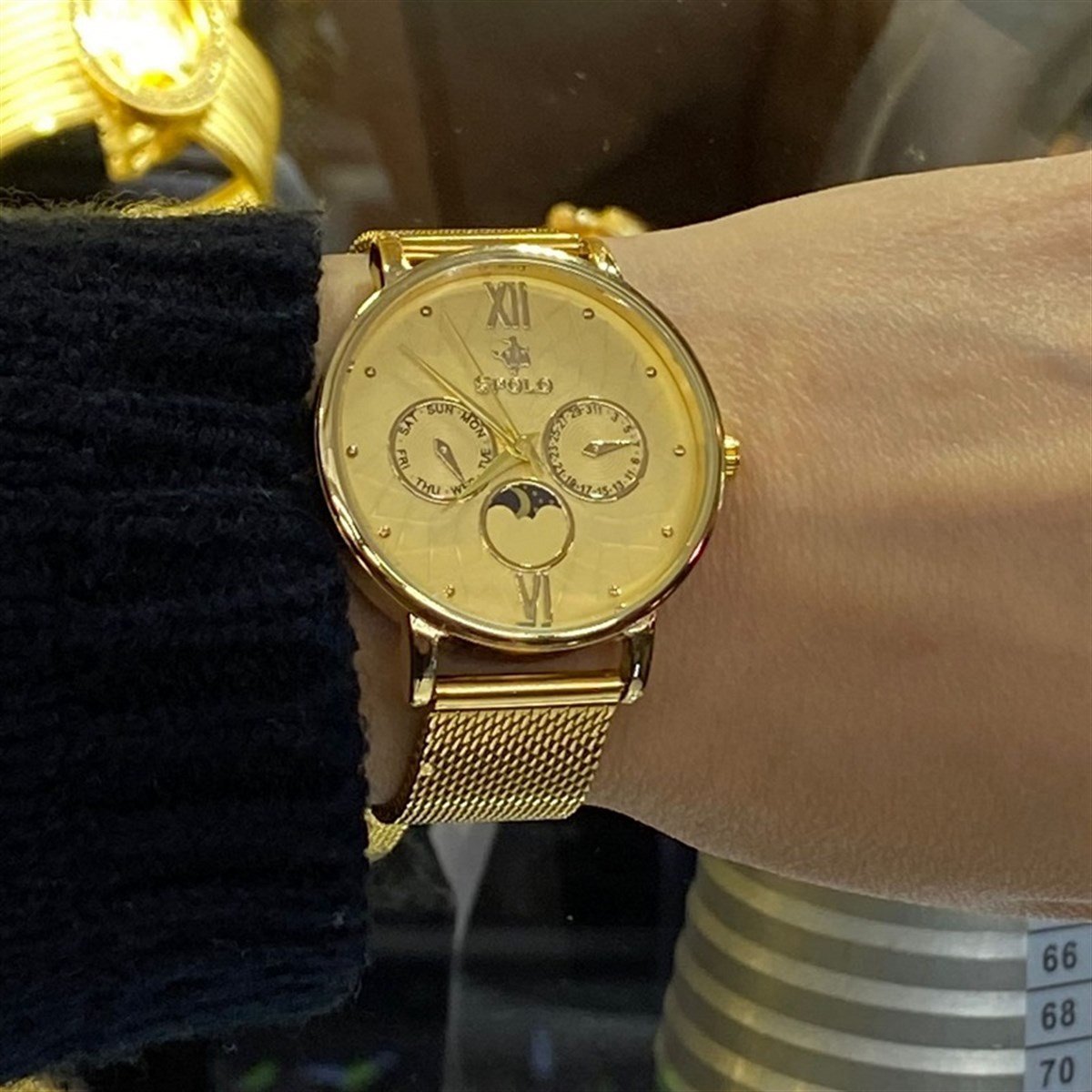 altın kaplama polo gold saat