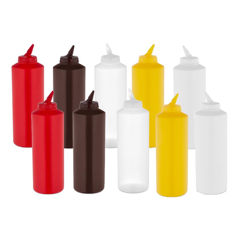 GastroPlast GPS-750 10 Adet Ayarlı Uçlu Fişek Sosluk 750 ml,,Fişek Sosluk ve Şurup Dökücüler,GastroPlast,1240369B1,Premut