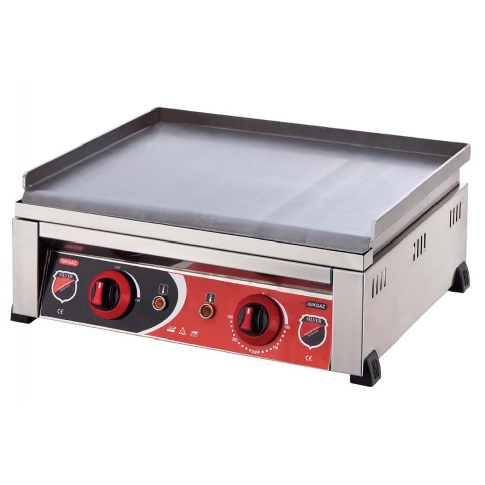 Işıkgaz Silverinox 2155 50 cm Elektrikli Pleyt Izgara,,Grill Plate,Işıkgaz/Silverinox,116109,Premut