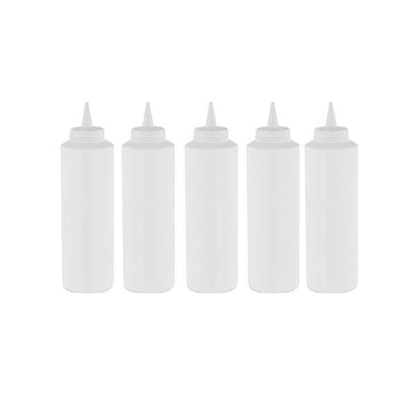 GastroPlast GPS-500 5 Adet Beyaz Fişek Sosluk 500 ml,,Fişek Sosluk ve Şurup Dökücüler,GastroPlast,1240070A2,Premut