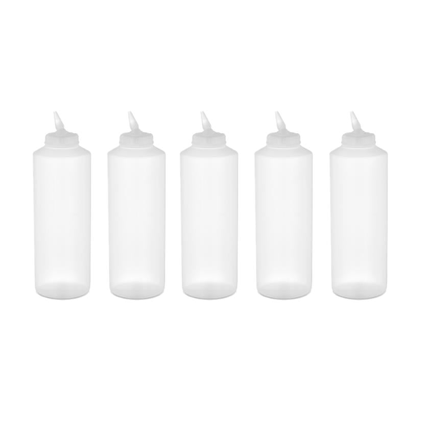 GastroPlast GPS-250 5 Adet Şeffaf Ayarlı Uçlu Fişek Sosluk 250 ml,,Fişek Sosluk ve Şurup Dökücüler,GastroPlast,1240355A6,Premut