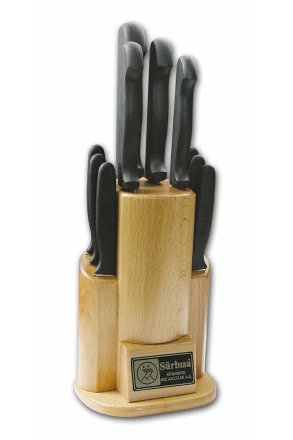 61506 Sürbısa 10 Parça Pimli Bıçak Seti - Nikel,,Bıçak Seti,Sürbısa,108129,Premut