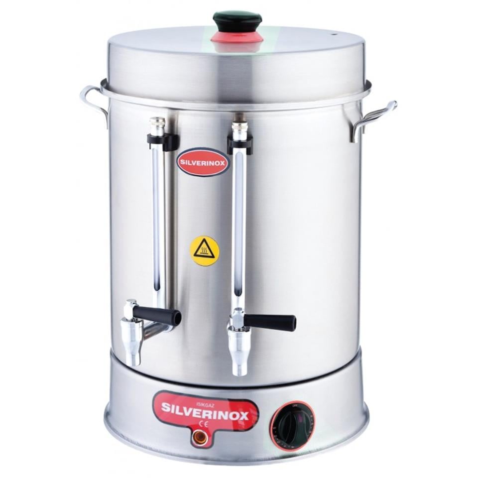 Işıkgaz Silverinox 2014 250 Bardaklık Çevirmeli Metal Musluklu Çay Makinesi,,Çay Makineleri,Işıkgaz/Silverinox,116012,Premut