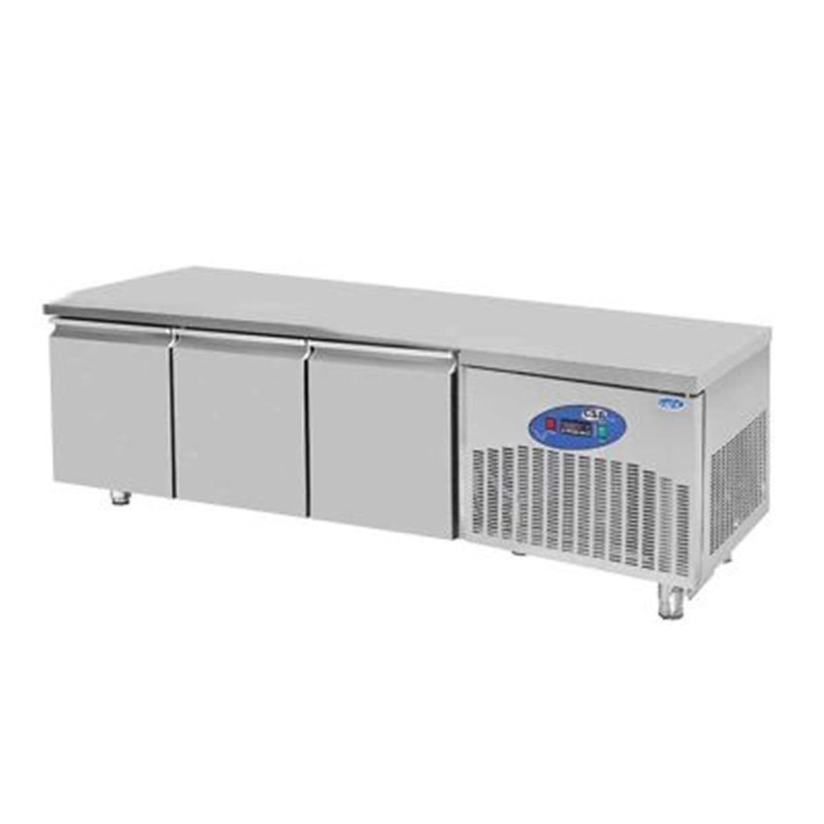 CSA CS-CIK 3-700 Cihaz Altı Buzdolabı, 3 Kapılı, 210 L,,Endüstriyel Buzdolapları,CSA Inox,1220145,Premut