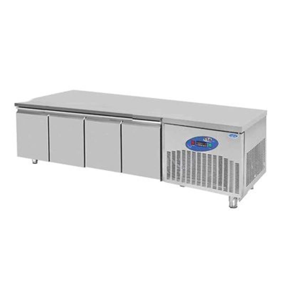 CSA CS-CIK 4-700 Cihaz Altı Buzdolabı, 4 Kapılı, 310 L,,Endüstriyel Buzdolapları,CSA Inox,1220140,Premut