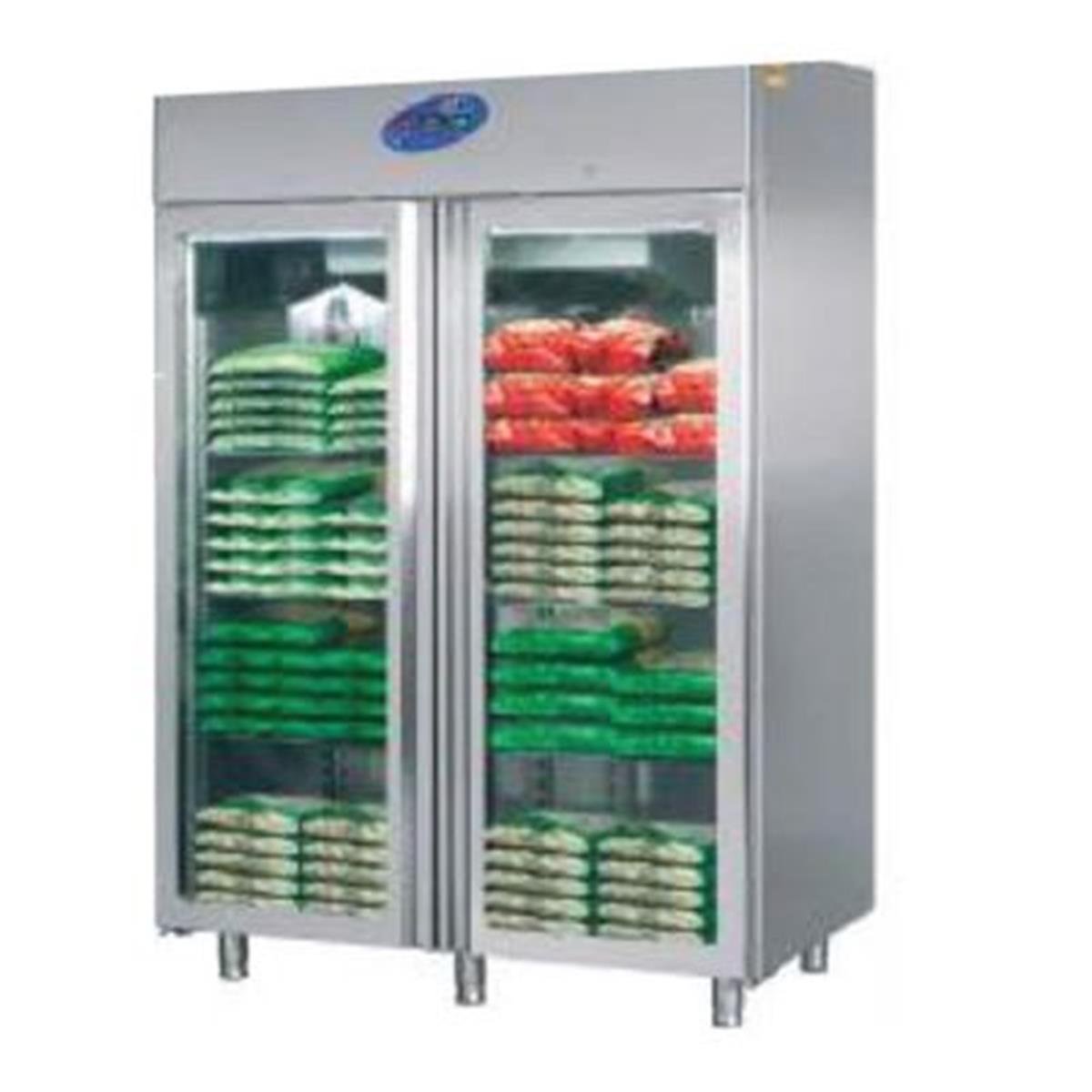 CSA CS-DBL 1400 Dik Tip Cam Kapılı Derin Dondurucu, 2 Kapılı, 1400 L,,Endüstriyel Derin Dondurucular,CSA Inox,1220276,Premut