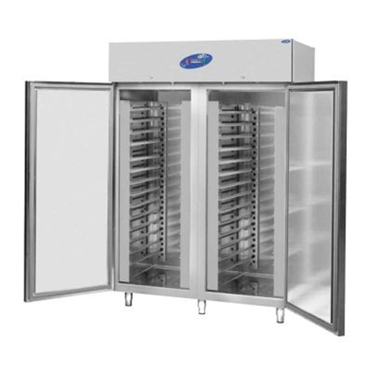 CSA CS-DBN 1400-T Dik Tip Hamur Dinlendirme Dolabı, 2 Kapılı, 1400 L,,Endüstriyel Buzdolapları,CSA Inox,1220246,Premut