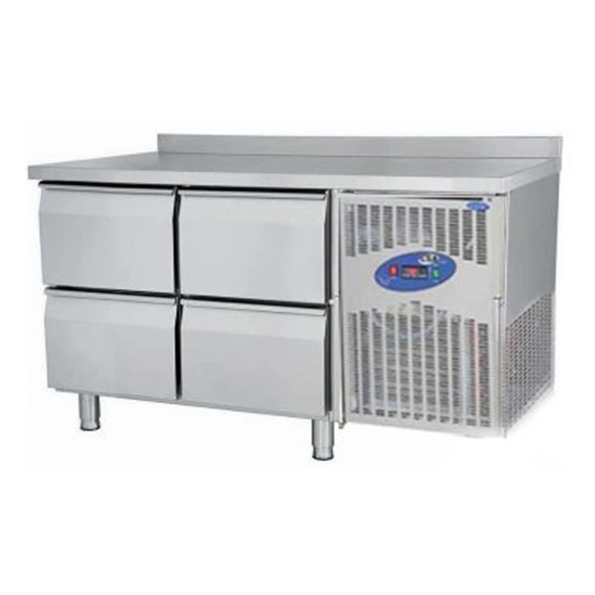 CSA CS-TEK 2-700 Tezgah Tipi Buzdolabı, 4 Çekmeceli, 281 L,,Endüstriyel Buzdolapları,CSA Inox,1220125,Premut
