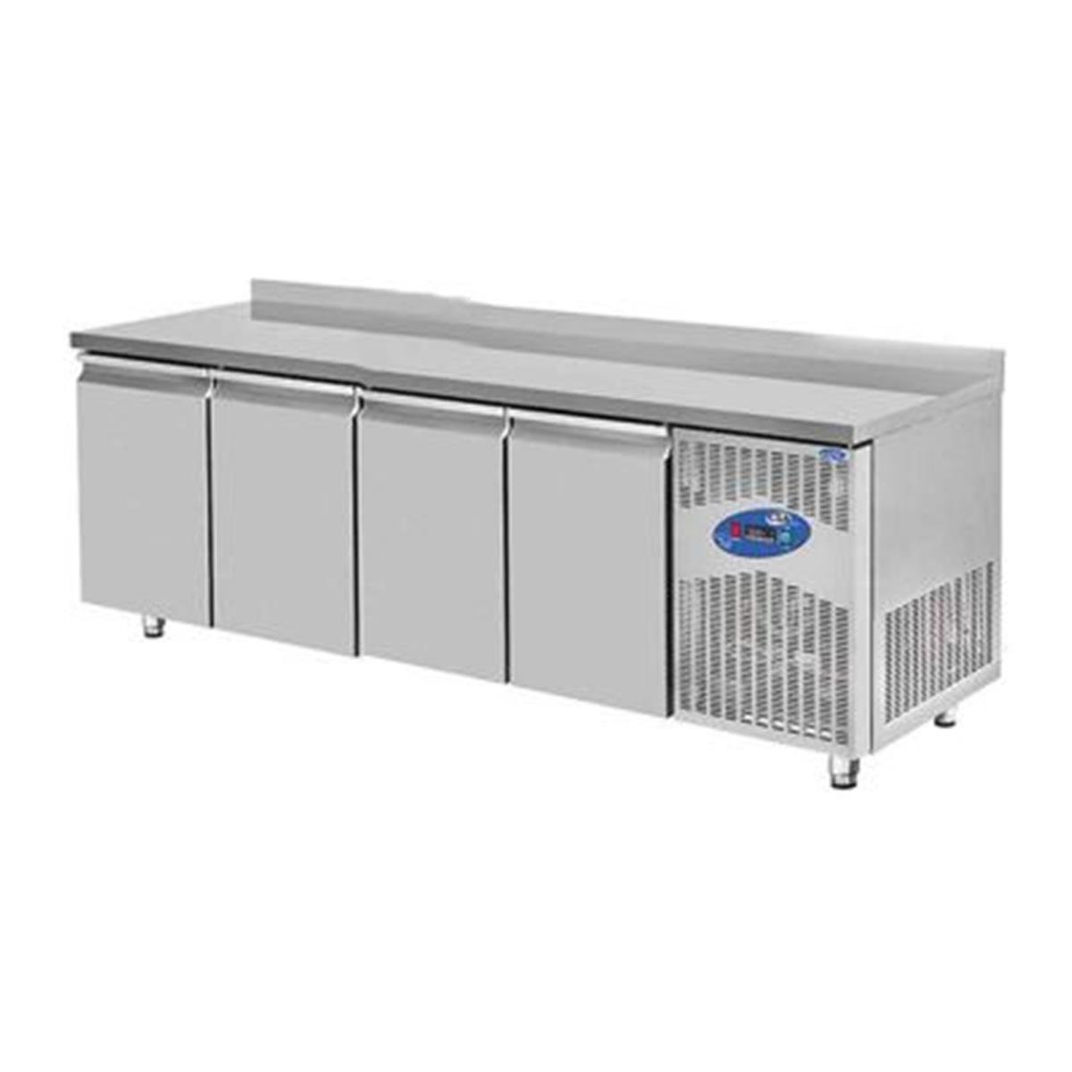 CSA CS-TEZ 4-600 Tezgah Tipi Buzdolabı, 4 Kapılı, 550 L,,Endüstriyel Buzdolapları,CSA Inox,1220080,Premut