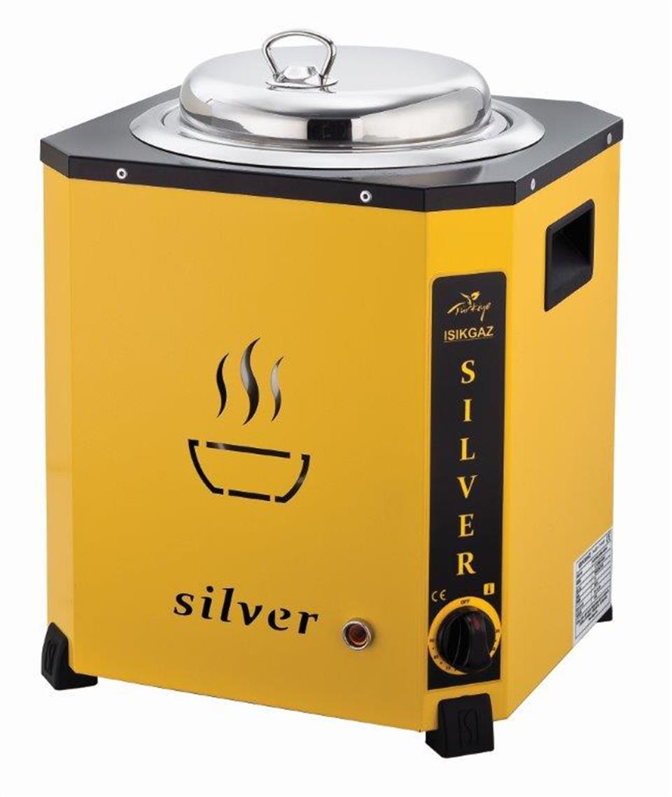 Işıkgaz Silverinox C-04 13 Lt Kapasiteli Jumbo Çorba Kazanı Renk:Sarı,,Çorbalıklar,Işıkgaz/Silverinox,116062,Premut