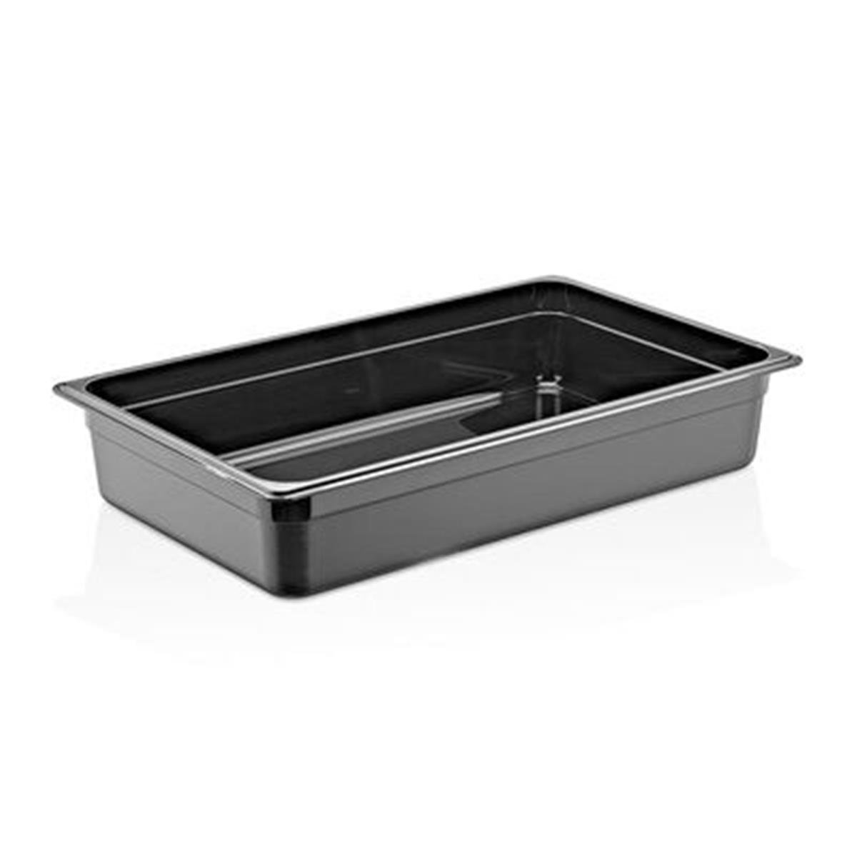 GastroPlast GN 1/1-100 mm Gastronom Küvet, Polikarbon, Siyah,,Polikarbon Gastronorm Küvetler,GastroPlast,1240328,Premut