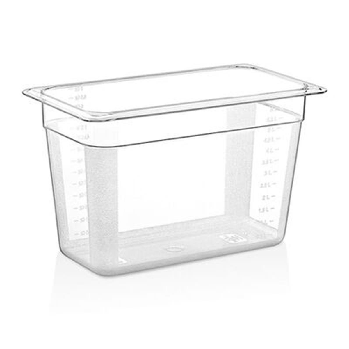 GastroPlast GN 1/3-200 mm Gastronom Küvet, Polikarbon,,Polikarbon Gastronorm Küvetler,GastroPlast,1240160,Premut