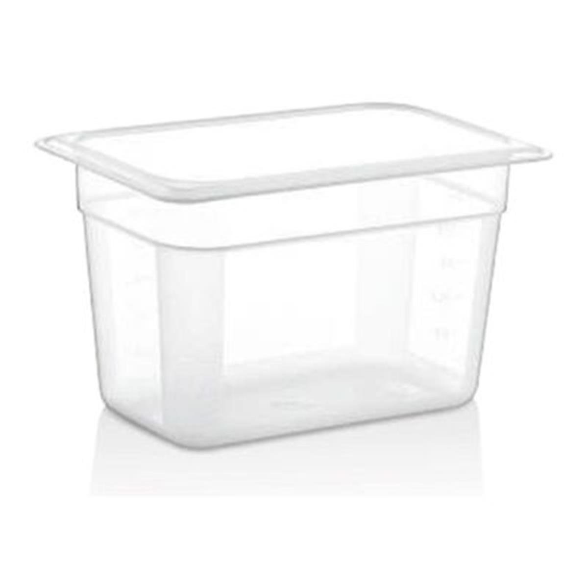 GastroPlast GN 1/4-150 mm Gastronom Küvet, Polipropilen,,Polikarbon Gastronorm Küvetler,GastroPlast,1240150,Premut