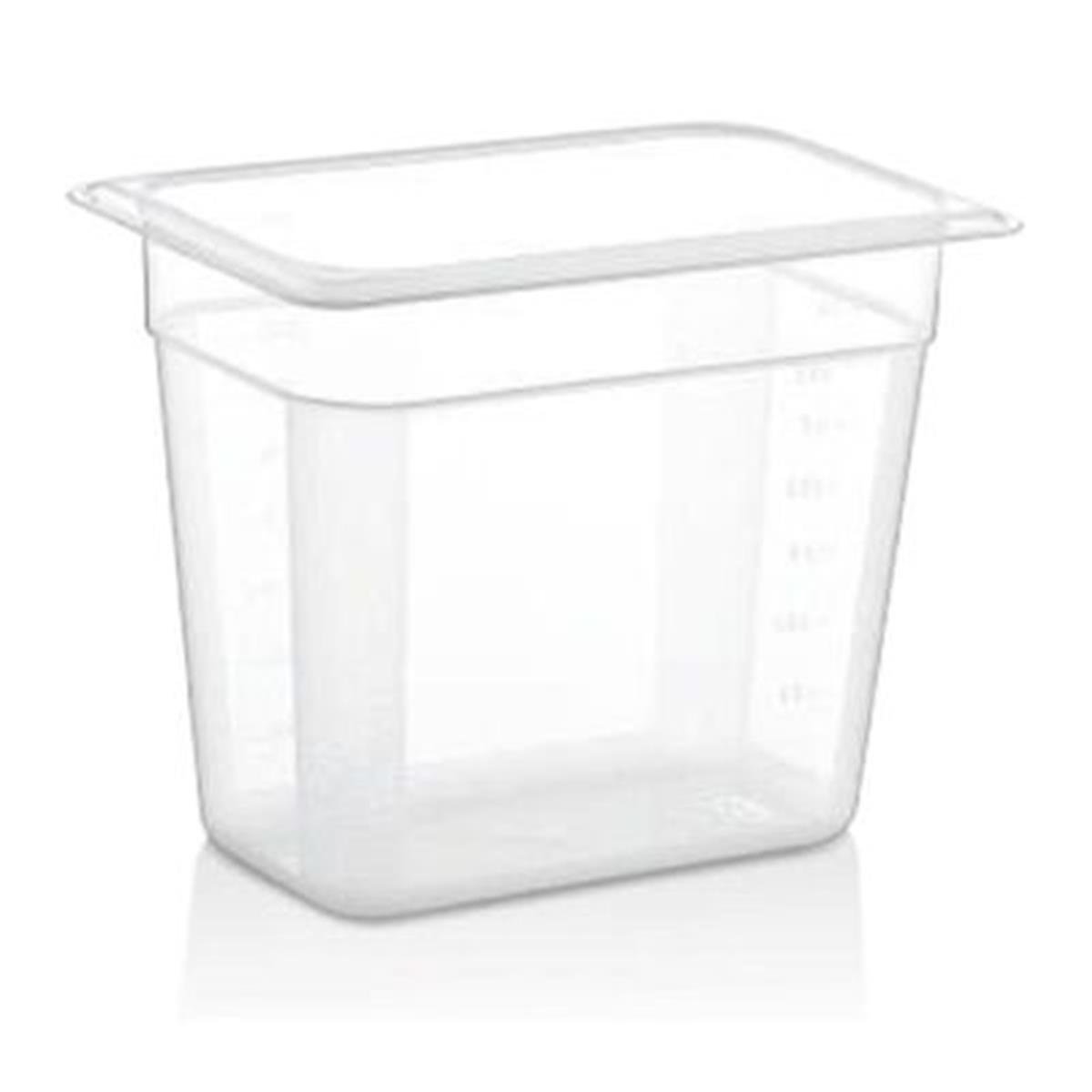 GastroPlast GN 1/4-200 mm Gastronom Küvet, Polipropilen,,Polikarbon Gastronorm Küvetler,GastroPlast,1240180,Premut