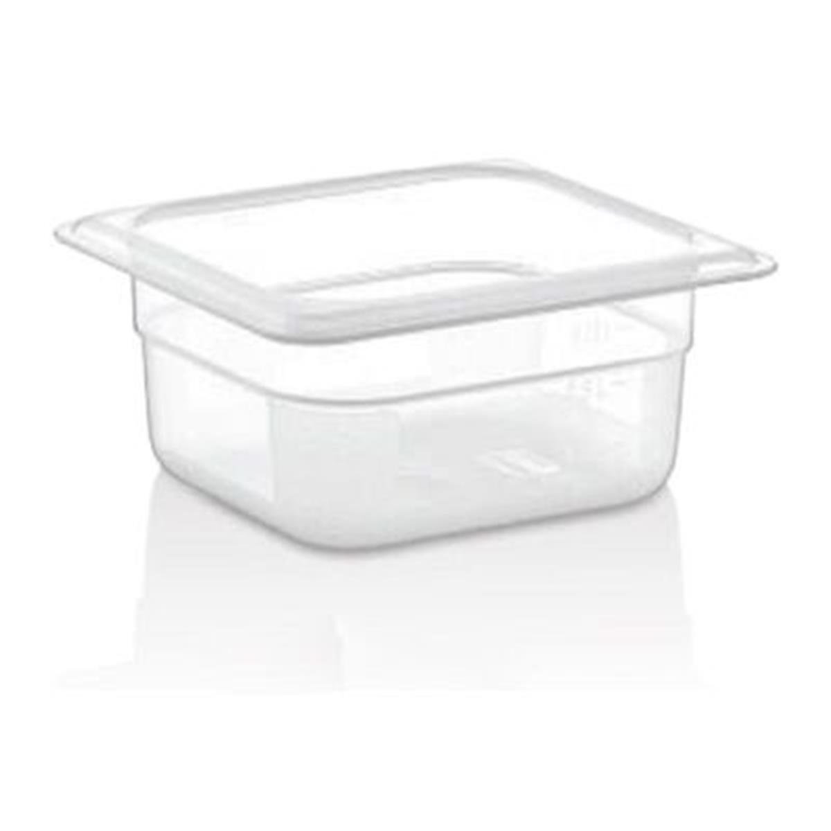 GastroPlast GN 1/6-100 mm Gastronom Küvet, Polipropilen,,Polikarbon Gastronorm Küvetler,GastroPlast,1240142,Premut