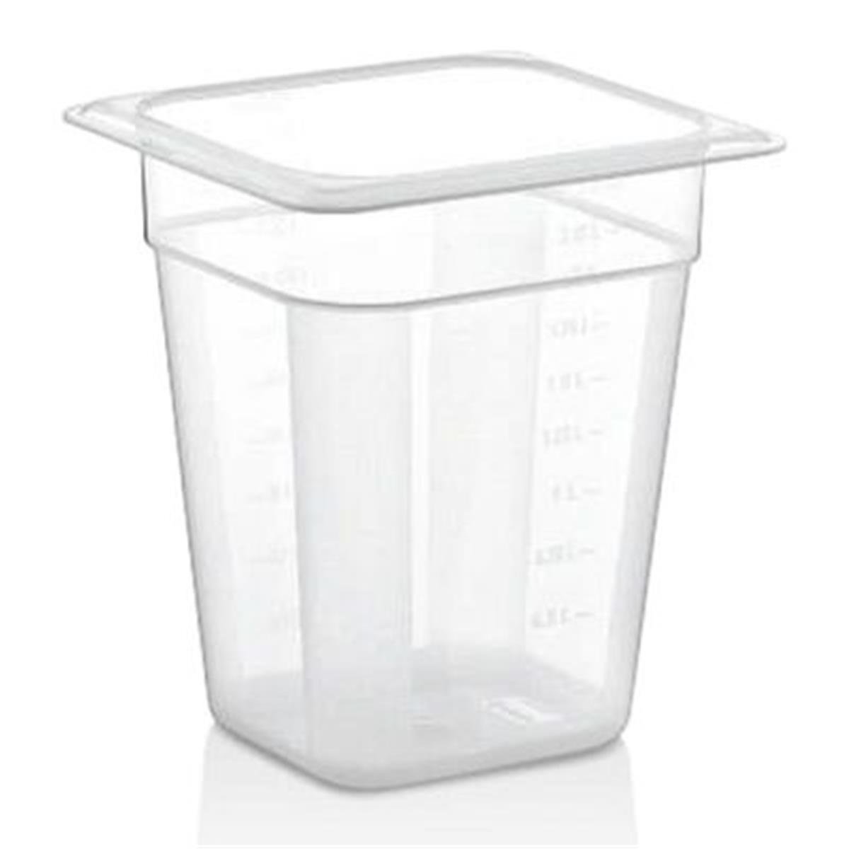 GastroPlast GN 1/6-200 mm Gastronom Küvet, Polipropilen,,Polikarbon Gastronorm Küvetler,GastroPlast,1240164,Premut