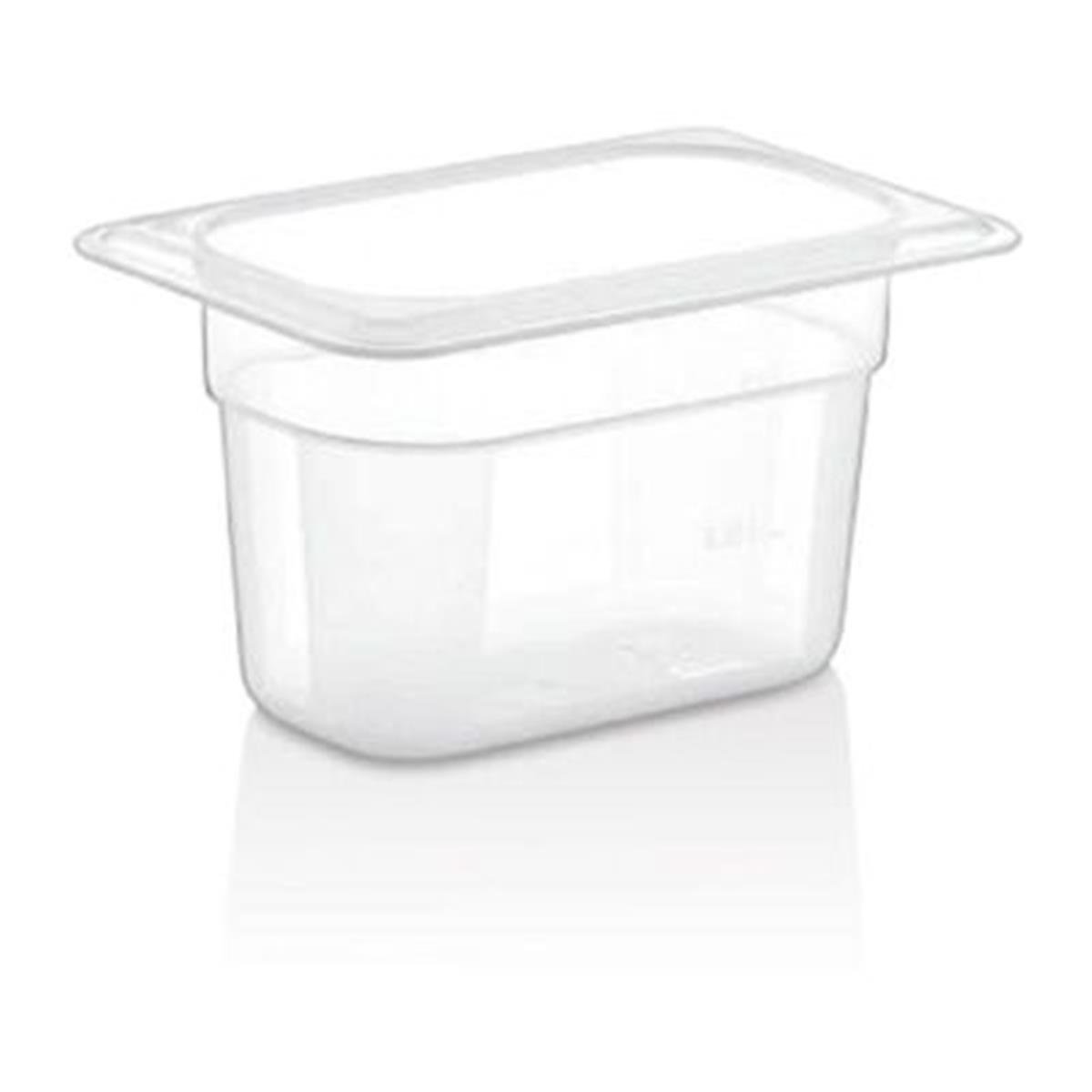 GastroPlast GN 1/9-100 mm Gastronom Küvet, Polipropilen,,Polikarbon Gastronorm Küvetler,GastroPlast,1240154,Premut