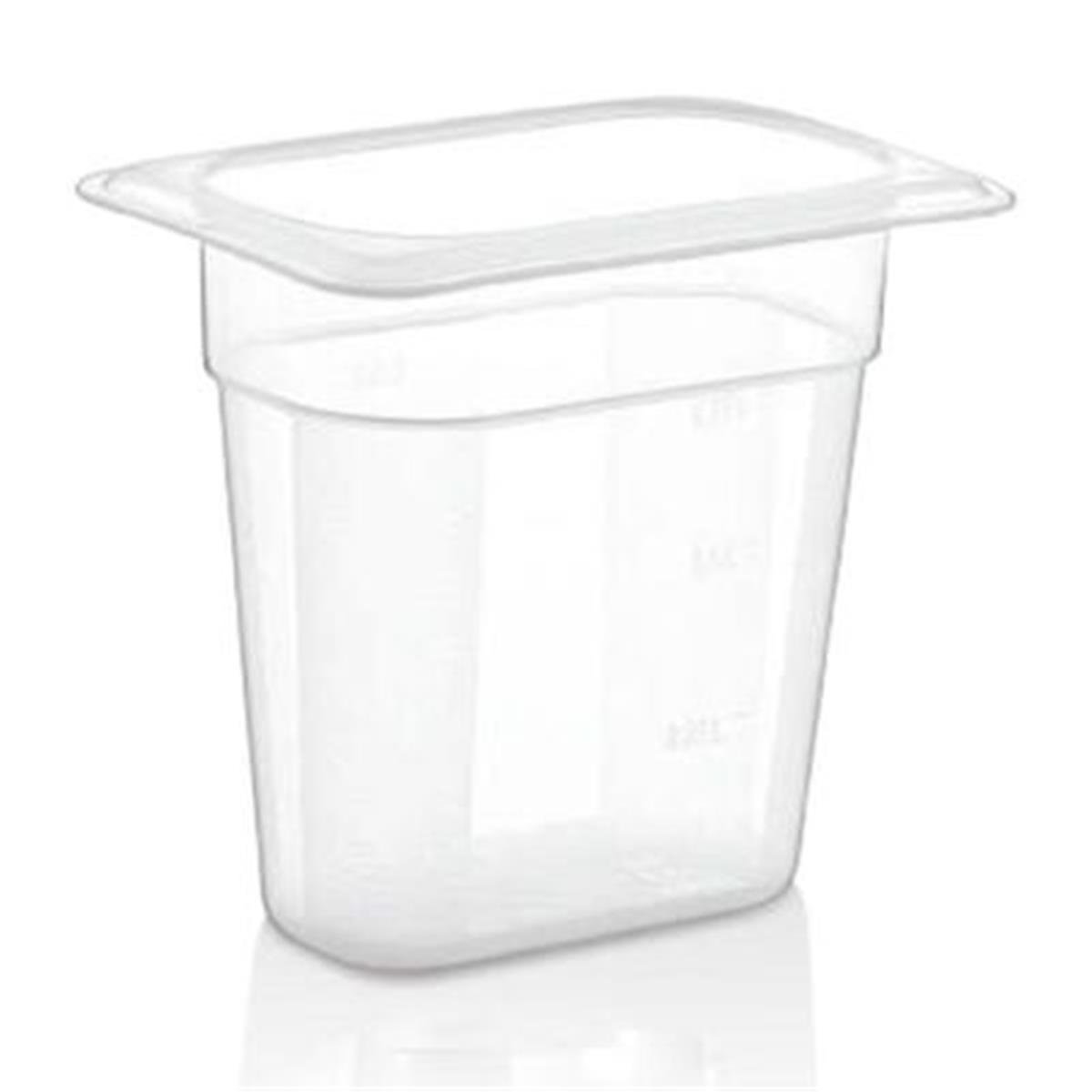GastroPlast GN 1/9-150 mm Gastronom Küvet, Polipropilen,,Polikarbon Gastronorm Küvetler,GastroPlast,1240168,Premut