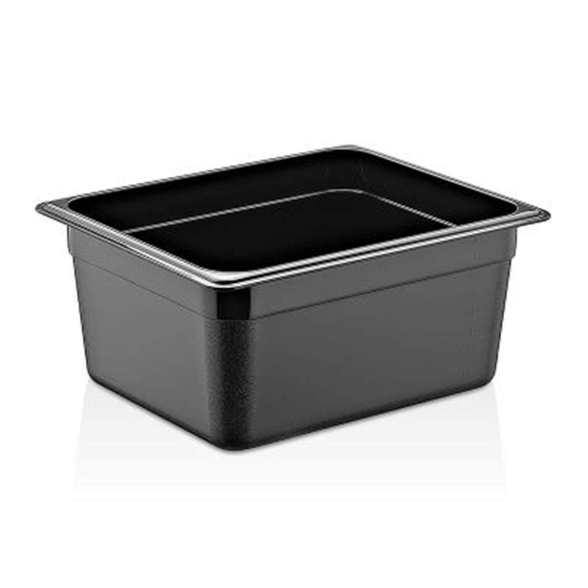 GastroPlast GN1/2-150 mm Polipropilen Gastronom Küvet, Siyah,,Polikarbon Gastronorm Küvetler,GastroPlast,1240198,Premut