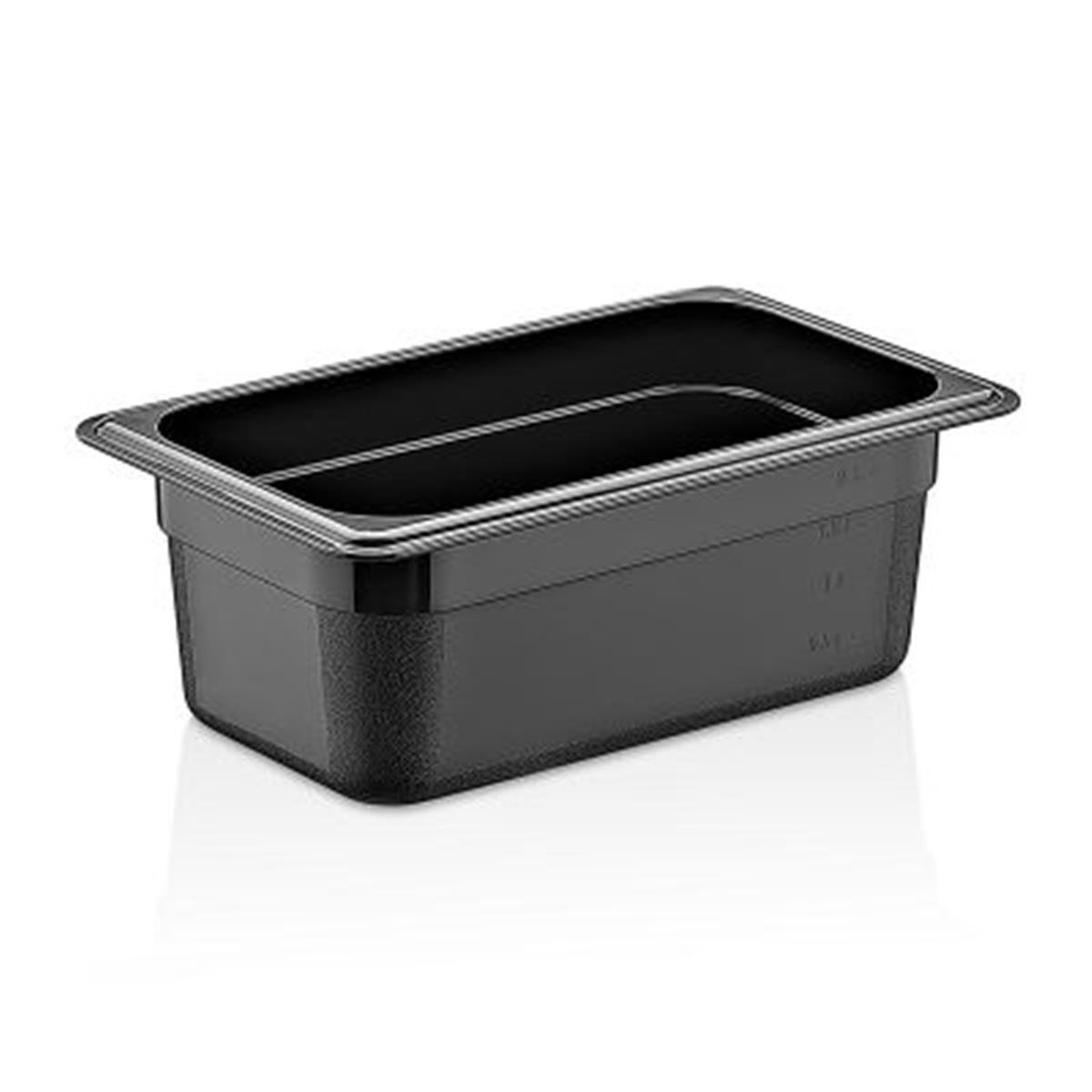 GastroPlast GN1/4-100 mm Polipropilen Gastronom Küvet, Siyah,,Polikarbon Gastronorm Küvetler,GastroPlast,1240183,Premut