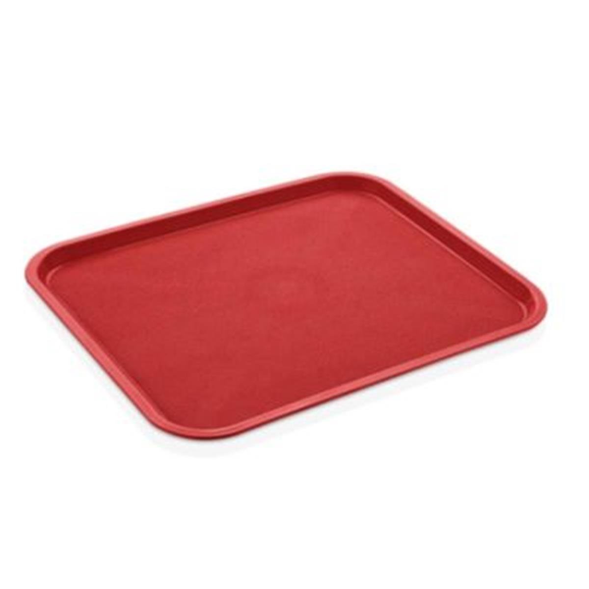 GastroPlast GTPP-2635 Polipropilen Servis Tepsisi, 26x35 cm, Kırmızı,,Servis Tepsileri,GastroPlast,1240238,Premut