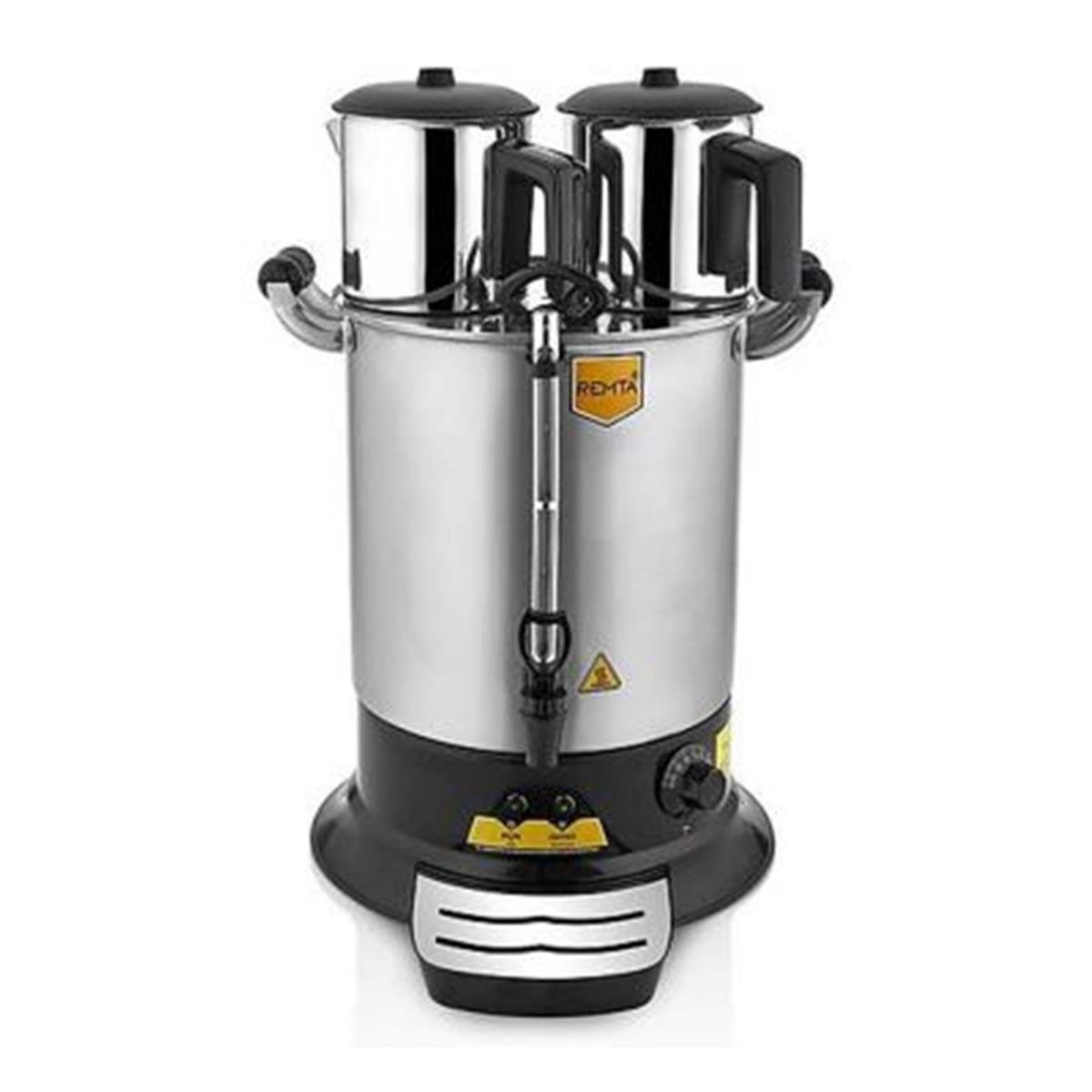 Remta PT14 Platin Model Çift Demlikli Çay Makinesi, 17 L,,Çay Makineleri,Remta,1010229,Premut